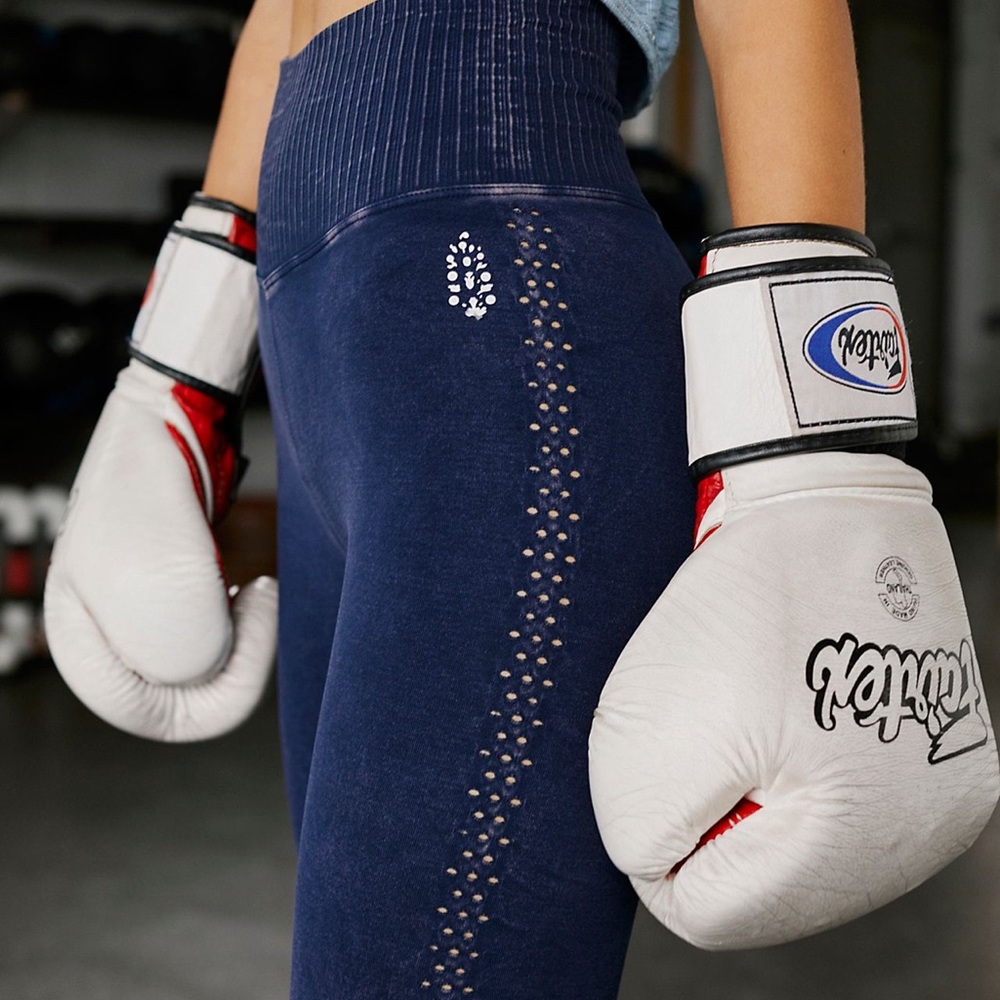 Free people movement good karma biker shorts